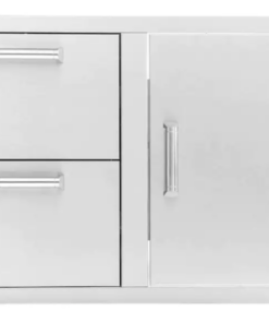 PCM: 260 Series 32 Access Door & Double Drawer Combo. Reversible