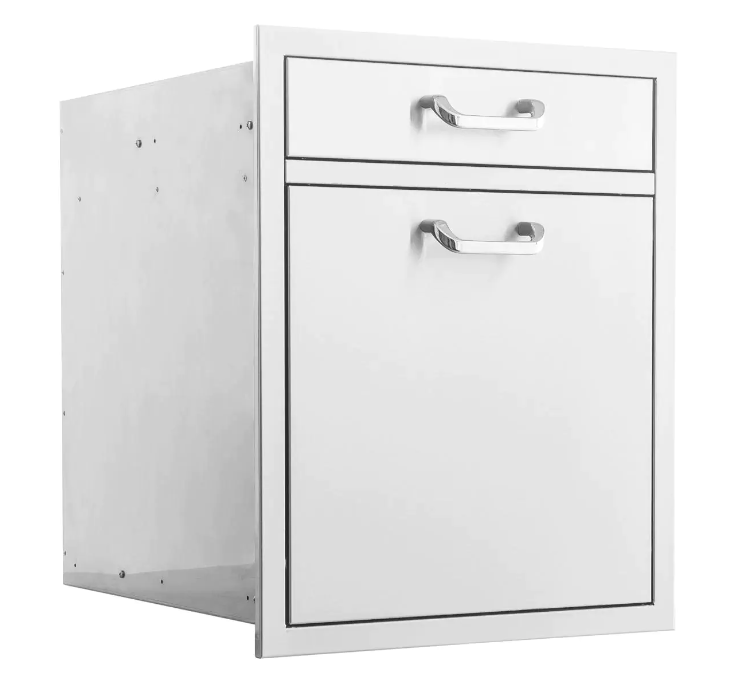 PCM: 260 Series 20 Single Drawer & Roll-Out Trash/Recycling Bin Combo - Image 2