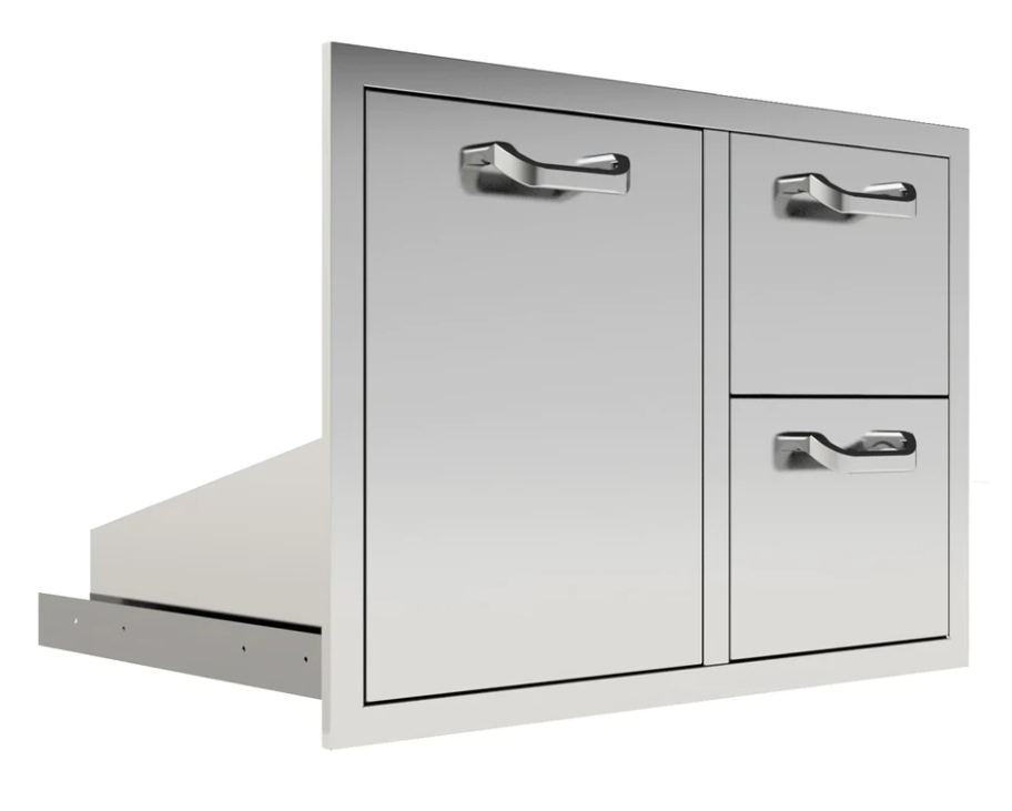 PCM: 260 Series 32 Double Drawer & Trash/Propane Tank Roll-Out Combo