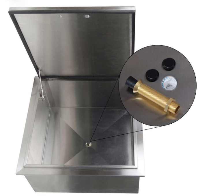 PCM: 260 Series 18 Drop-In Ice Bin Cooler w/ Condiment Tray - Image 4