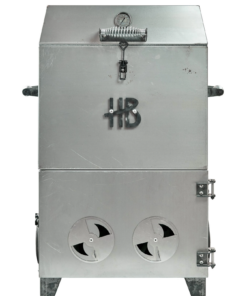 Hasty Bake: Roughneck Barrel Smoker - Corten Steel