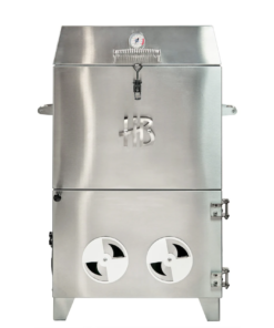 Hasty Bake: Roughneck Barrel Smoker Stainless Steel