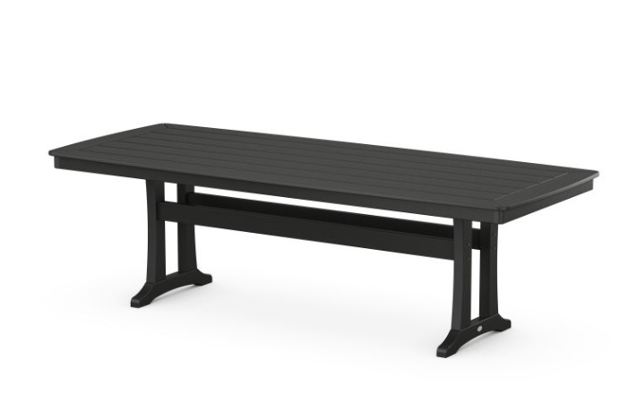 Polywood: Nautical Trestle 39 x 97 Dining Table - Image 2