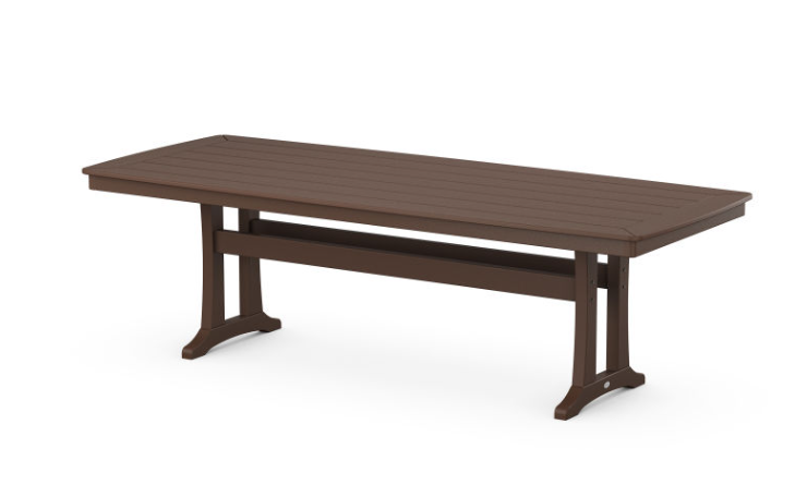 Polywood: Nautical Trestle 39 x 97 Dining Table - Image 5