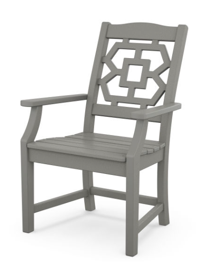 Polywood: Chinoiserie Dining Arm Chair - Image 2