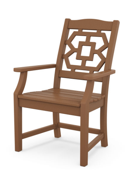 Polywood: Chinoiserie Dining Arm Chair - Image 4