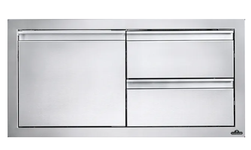 Napoleon: 36 x 16 Single Door & Double Drawer Combo