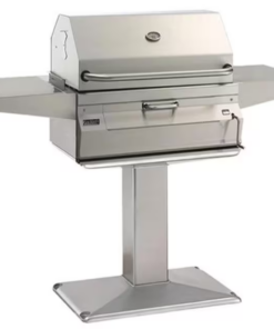 Fire Magic: Legacy 24-Inch Smoker Charcoal Grill w/ Pedastal