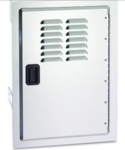 Fire Magic: 20x14 Legacy Vertical Single Access Door w/ Propane Tank Holder. Louvered