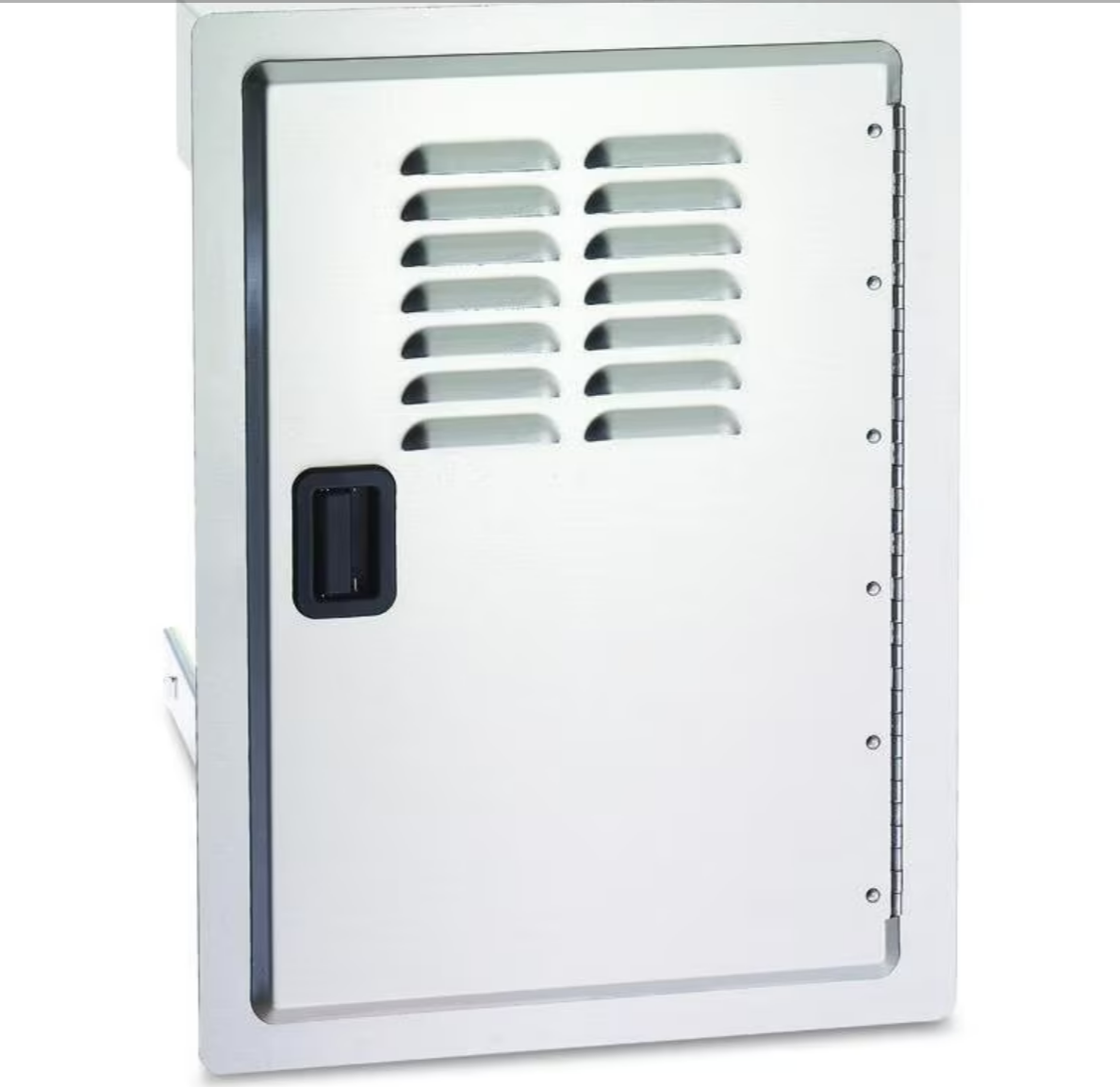 Fire Magic: 20x14 Legacy Vertical Single Access Door w/ Propane Tank Holder. Louvered