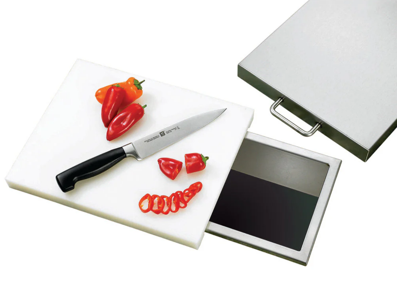**DISCONTINUED** TrueFlame: 14 Trash Chute with Cutting Board & Lid