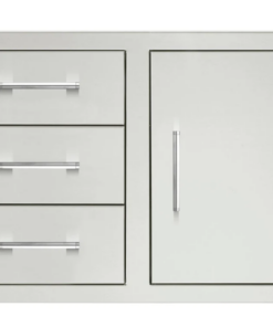 TrueFlame: 33 3-Drawer & Access Door Combo