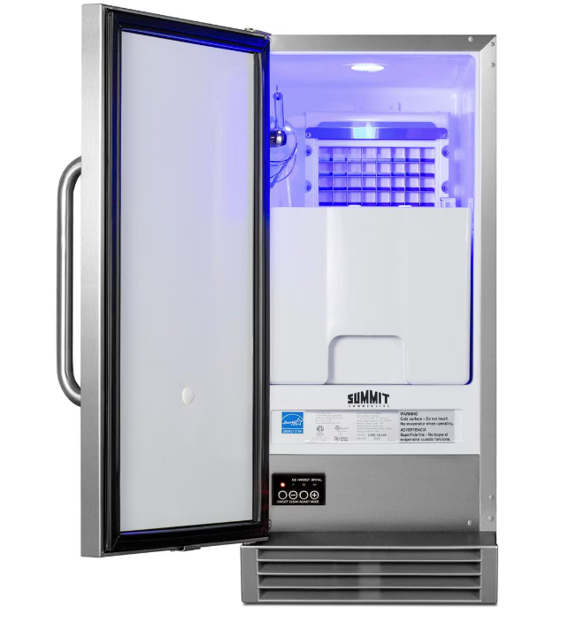 Summit Appliance: 15 Built-In ADA Compliant Outdoor Rated Clear Icemaker