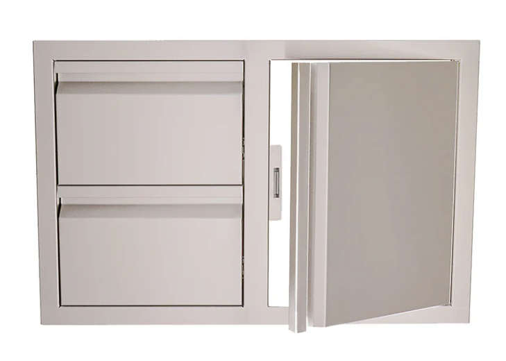 Renaissance: 33 Valiant Double Drawer & Door Combo w/ Soft Close - Image 4