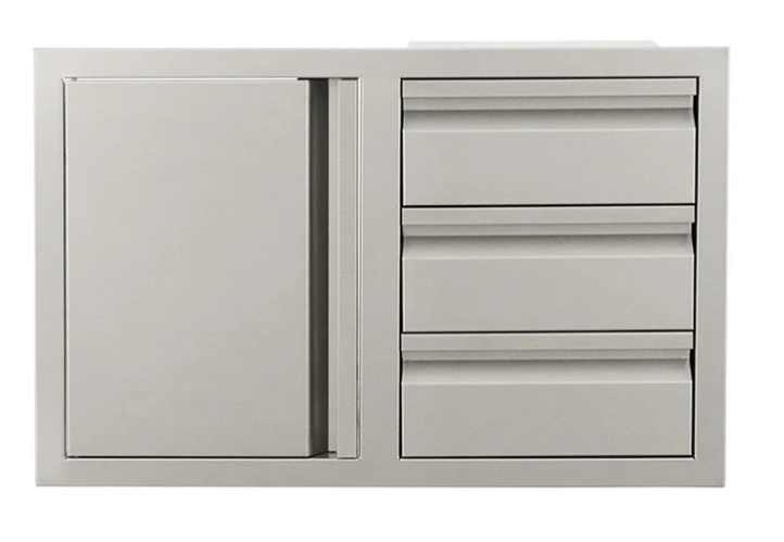 Renaissance: 33 Valiant Triple Drawer & Door Combo w/ Soft Close