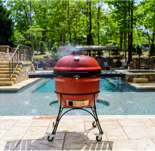 Kamado Joe: Big Joe II w/ Cart. Side Shelves. Heat Deflector & Tools w/ BJ-CBH - Image 6