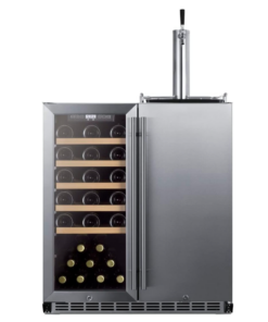 Summit Appliances: 30 Combo Wine Cellar & Kegerator