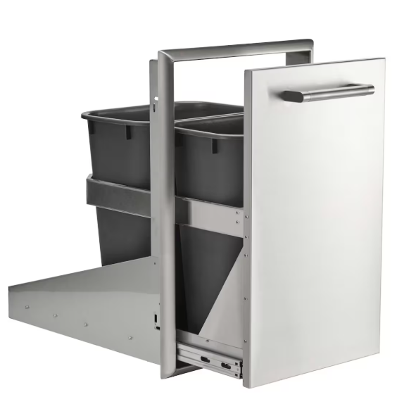 Coyote Grills: 18 Front To Back Trash Recycle Combo - Image 2