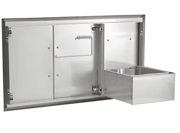 Coyote Grills: 45 Double Access Doors With Roll Out Trash - Image 2