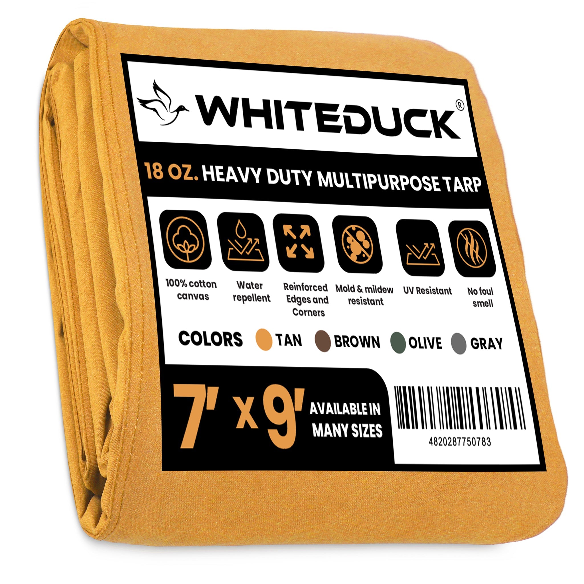 18 oz. 100% Cotton Canvas Tarp - Image 78