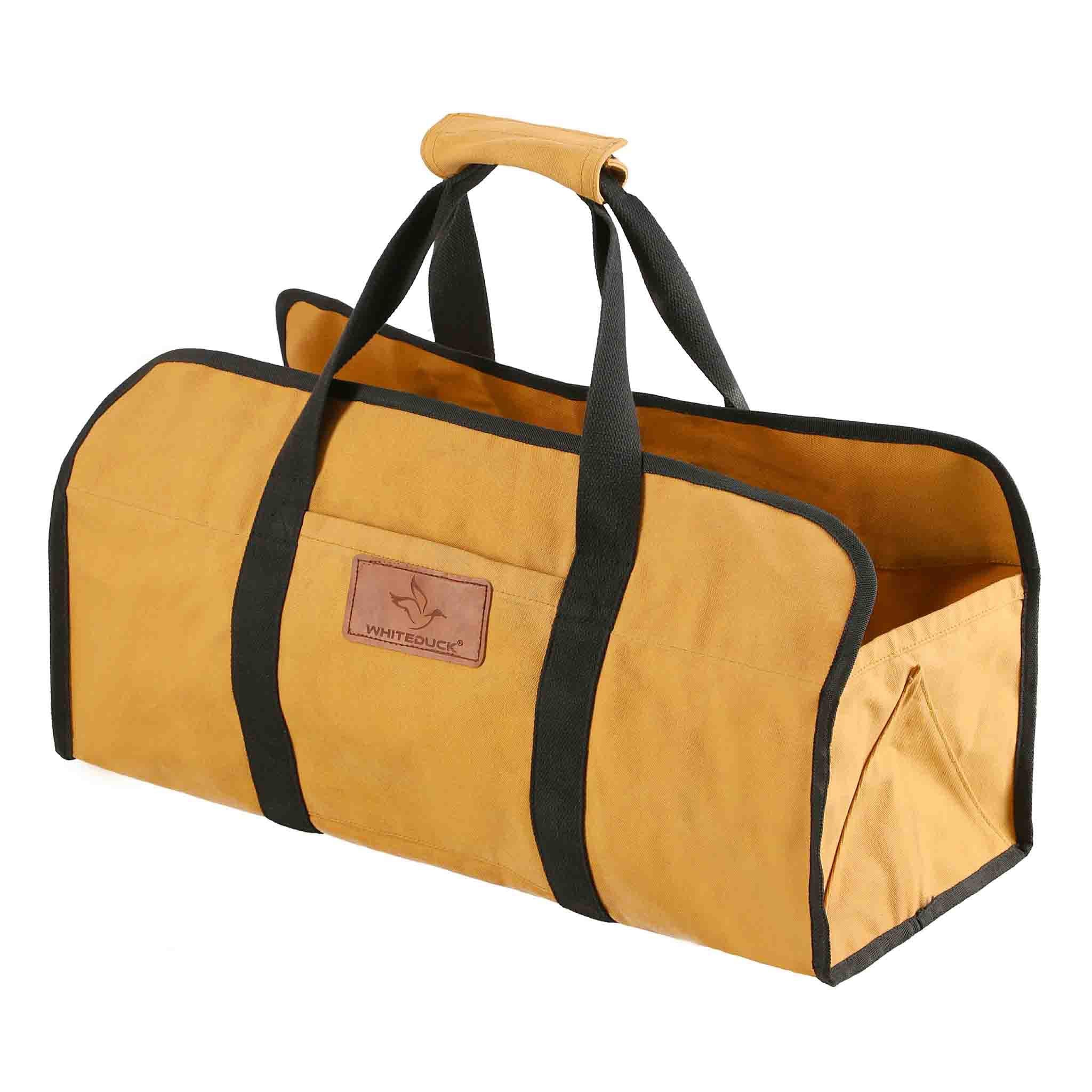 Tote Shape Canvas Firewood Log Carriers - Image 12