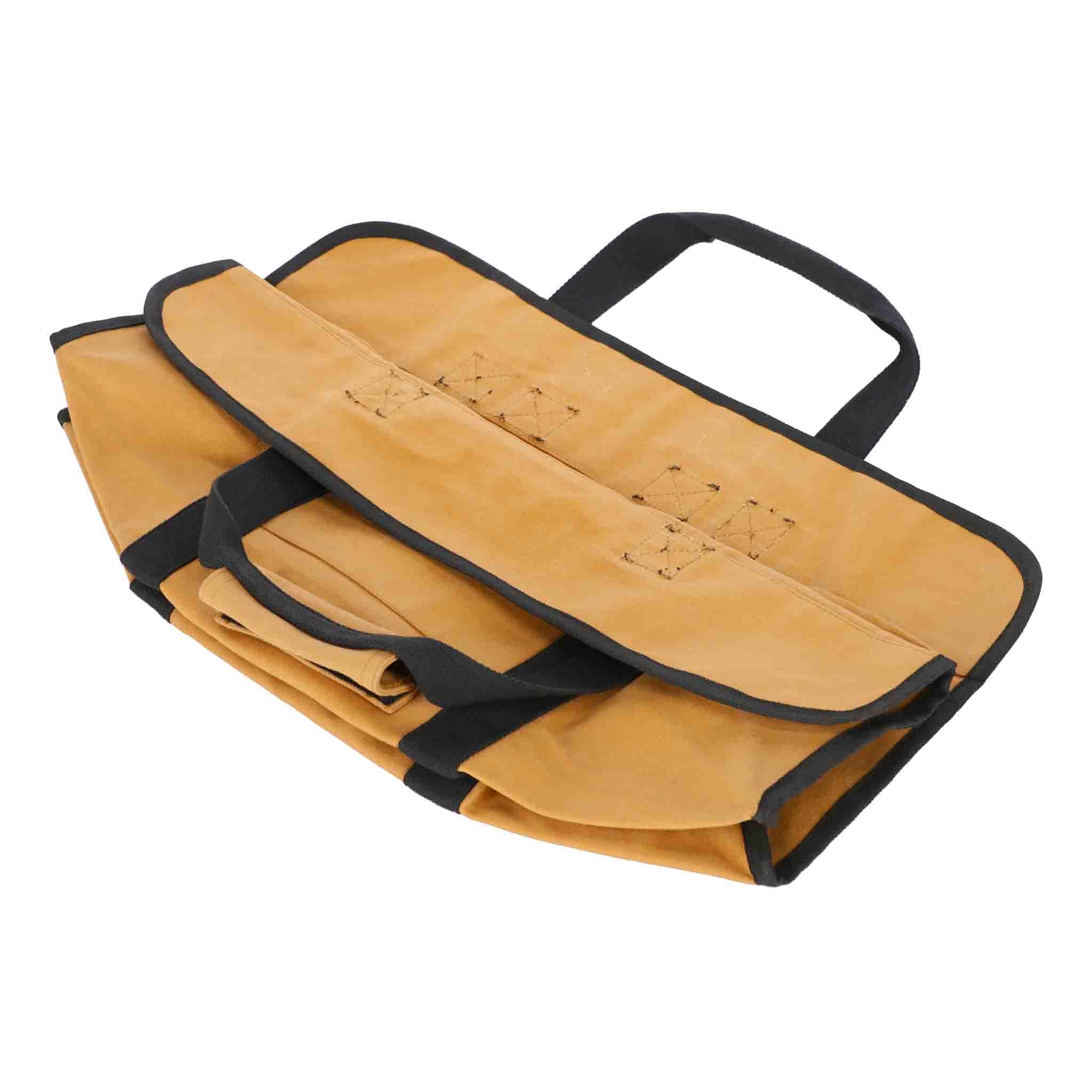 Tote Shape Canvas Firewood Log Carriers - Image 13