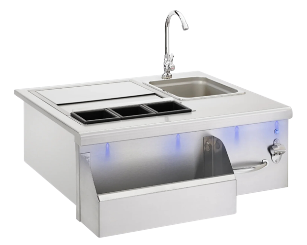 TrueFlame 30 Lighted Beverage & Prep Station