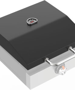 Grill Lid for Blackstone 17 Inch Griddle. Griddle Hood Hard Cover with Temperature Gauge for Blackstone 1832 1971 1814 1650 1900 & Blackstone Adventure Griddle. 17 Flat Top Griddle Lid