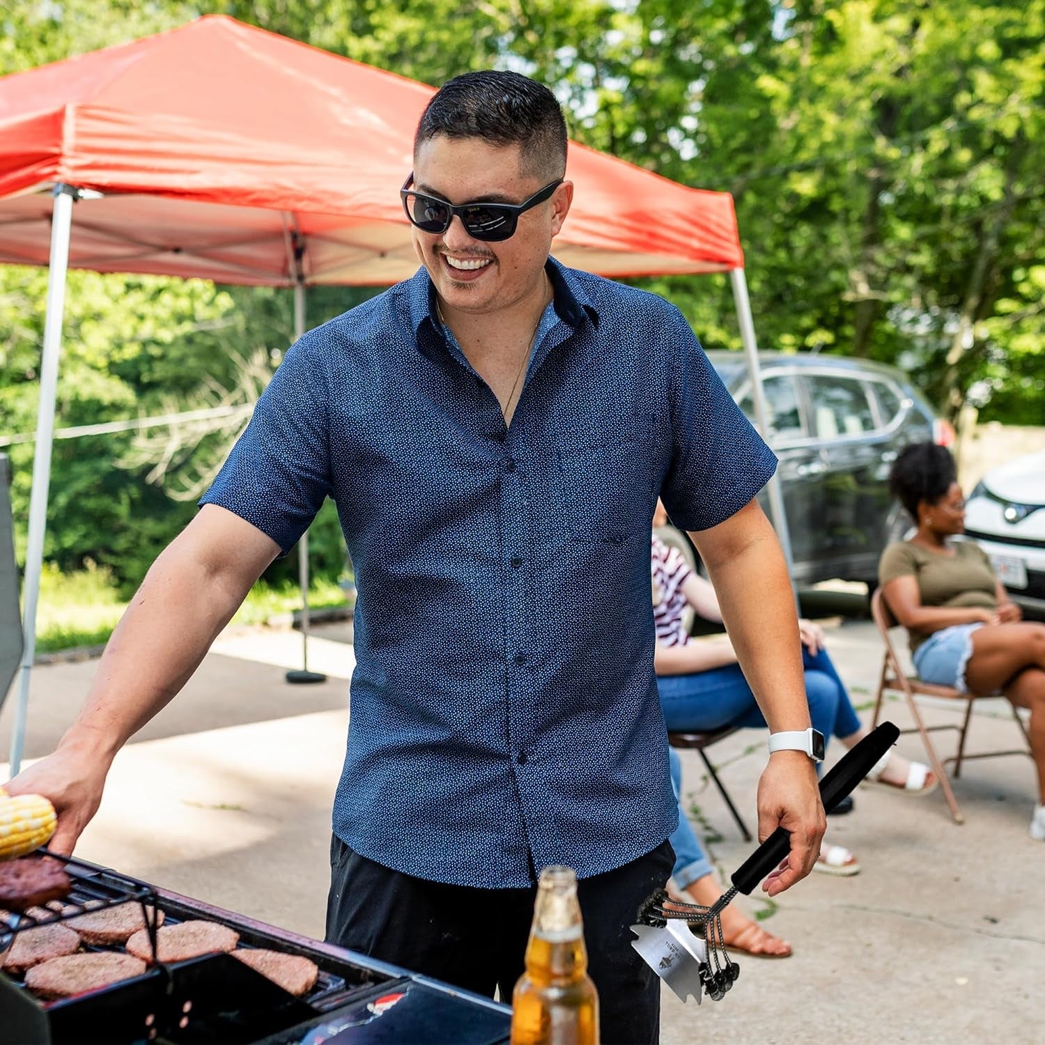 Clean Grill Superior BBQ Grill Brush - Efficient. Safe Wire Bristle Barbecue Cleaning Tool - Extra Strong Cleaner. for Grill Lovers. Ideal for Cleaning Any BBQ Grill - Image 8