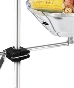 round Rail Grill Mounting Hardware Kit for Standard 7/8 or 1 Rails. Fit for All Magma Marine Kettles Grill. A10-080