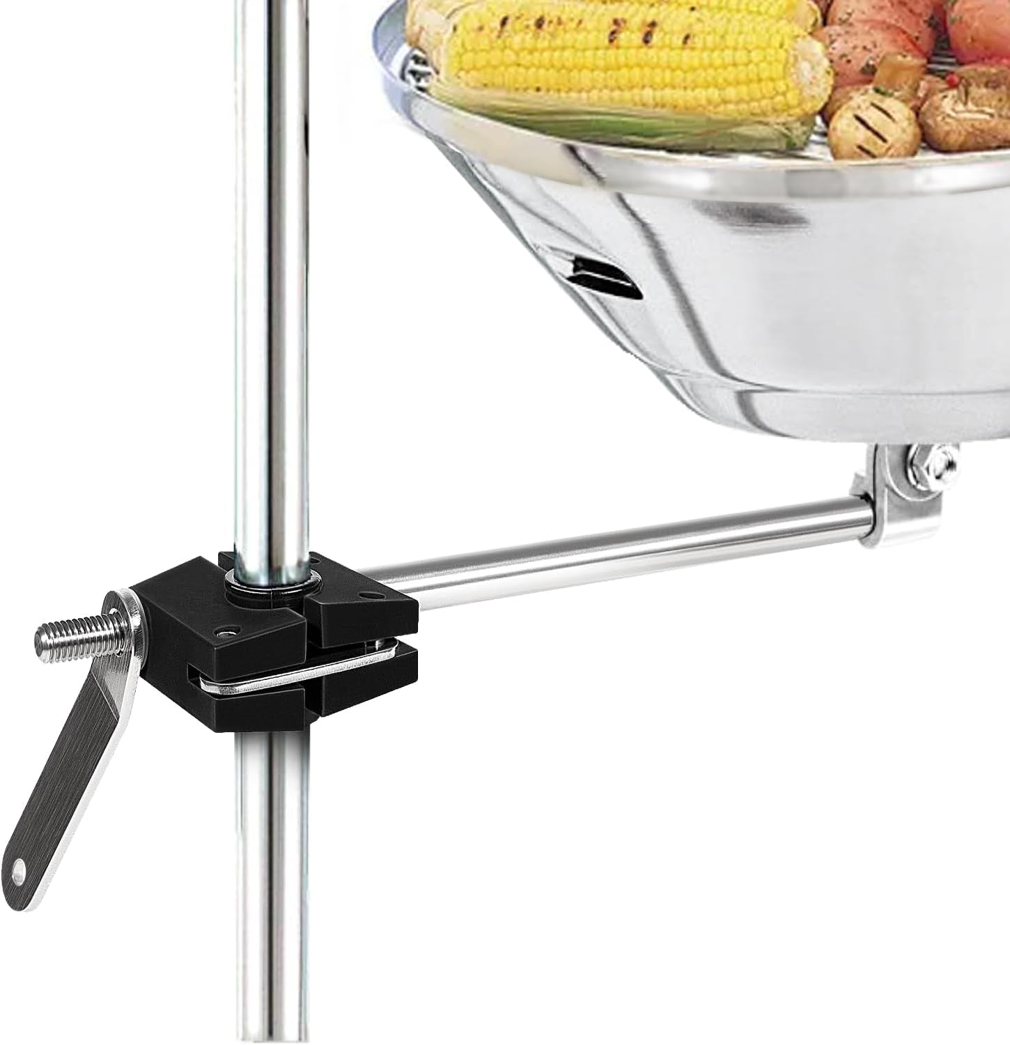 round Rail Grill Mounting Hardware Kit for Standard 7/8 or 1 Rails. Fit for All Magma Marine Kettles Grill. A10-080