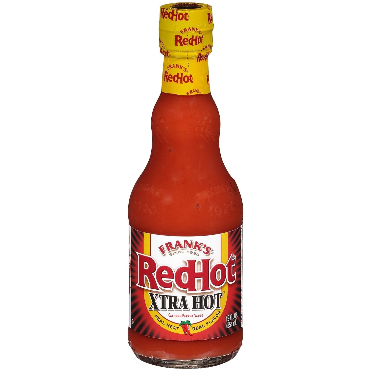 Frank'S Redhot Xtra Hot Cayenne Pepper Sauce. 12 Fl Oz