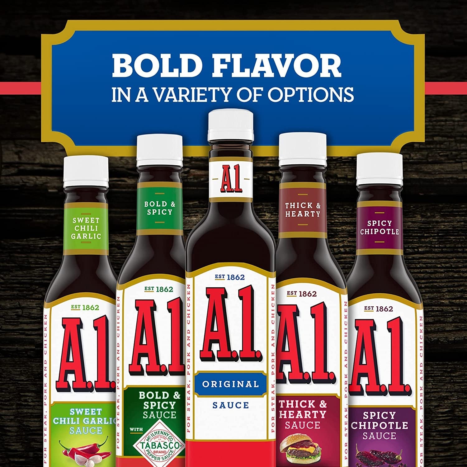 A.1. Original Steak Sauce. 15 Oz Bottle - Image 5