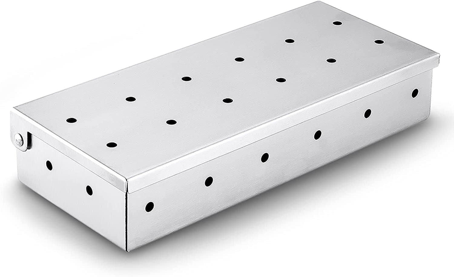 UIRIO Smoker Box for Gas Grilling - Wood Chip Smoker Box for Charcoal Grill - Enhance Grilling Flavors for BBQ Enthusiasts - Image 3