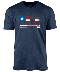 Tools Flag T- Shirt - Navy Heather