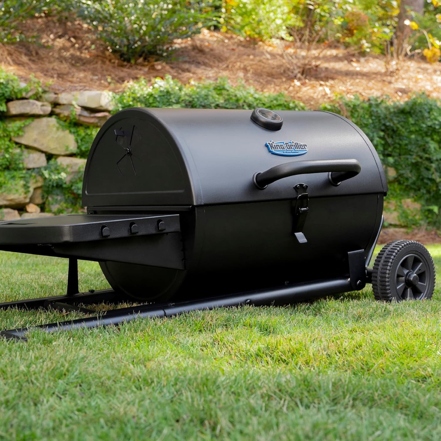 Char-Griller E1816 King-Griller Gambler Portable Charcoal Grill in Black - Image 13