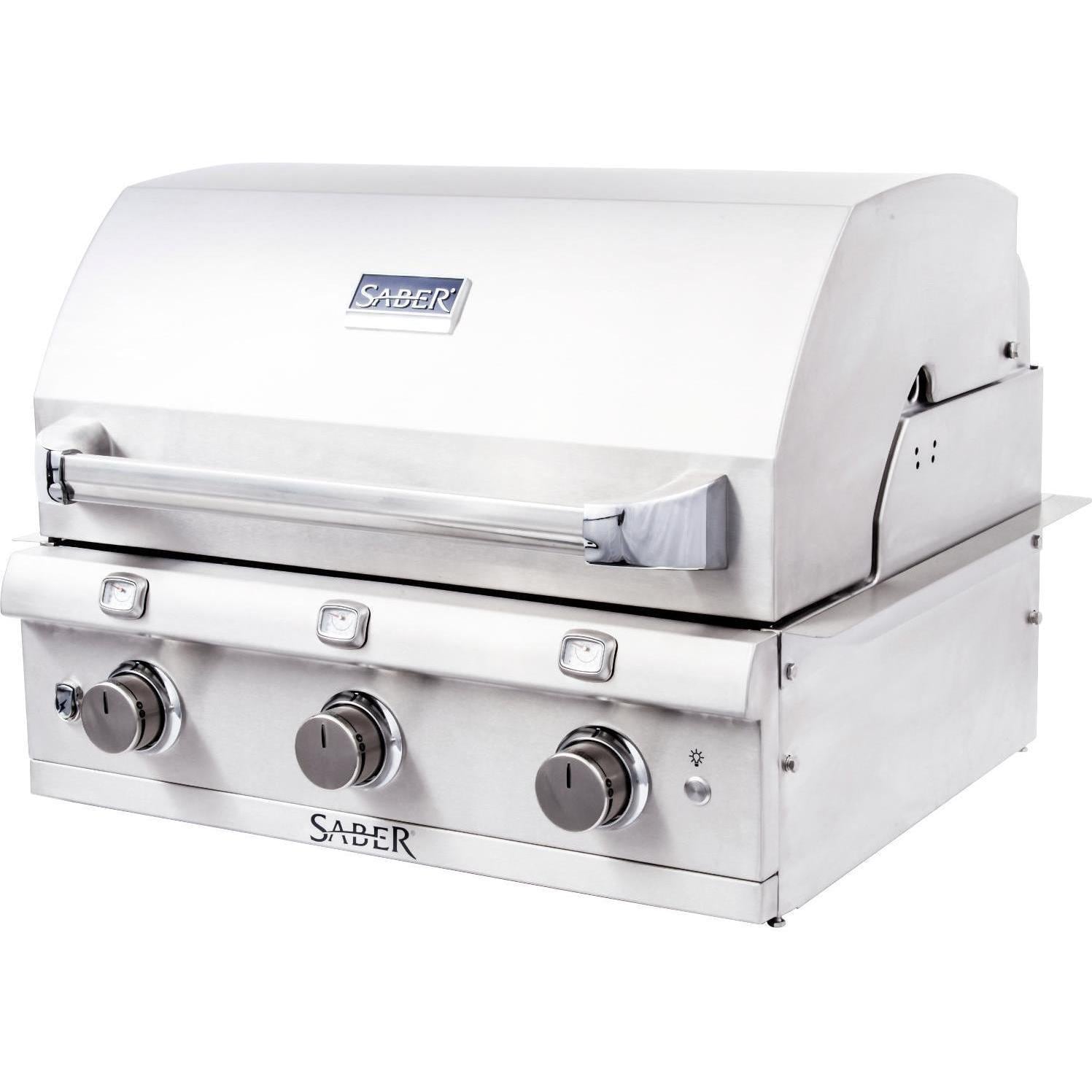 Saber Grills: Stainless Series 3-Burner Built-In Grill (NG) - Image 5
