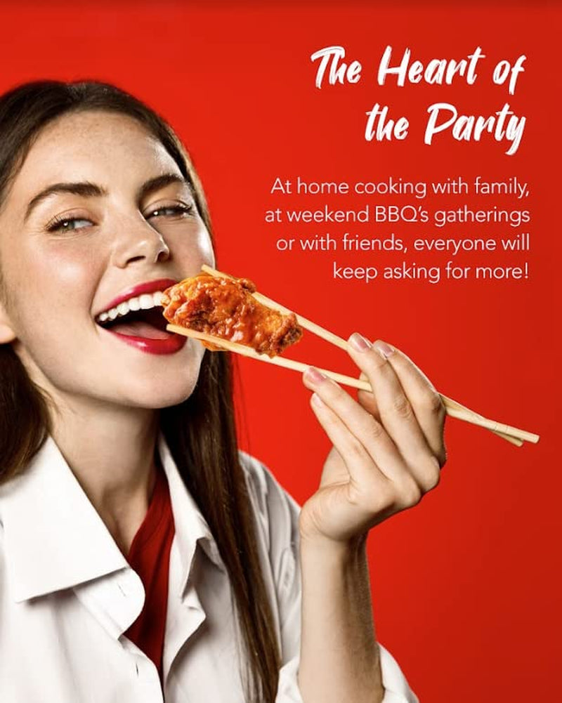 Funtable Super Hot Sauce (14.1Oz. Pack of 1) - Authentic Korean Flavor. Spicy & Tangy Sauce. Low-Calorie. Ideal for Fried Chicken. Nuggets. Dipping & More. - Image 5