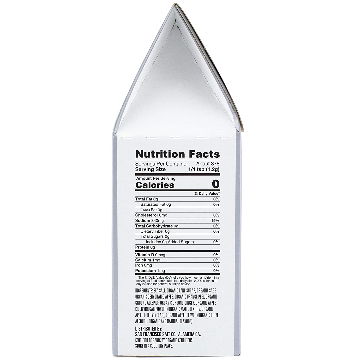 Organic Turkey Brine Kit - 16 Oz. Apple Sage with Brine Bag by San Francisco Salt Company - Image 2