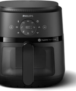 Philips 2000 Series Airfryer - 4.4 Qt (4.2 L) Pan. 13 Cooking Functions. Rapidair Technology. Healthy Cooking with 90% Less Fat. Efficient & Fast (NA220/00). 9.8 Pounds Weight