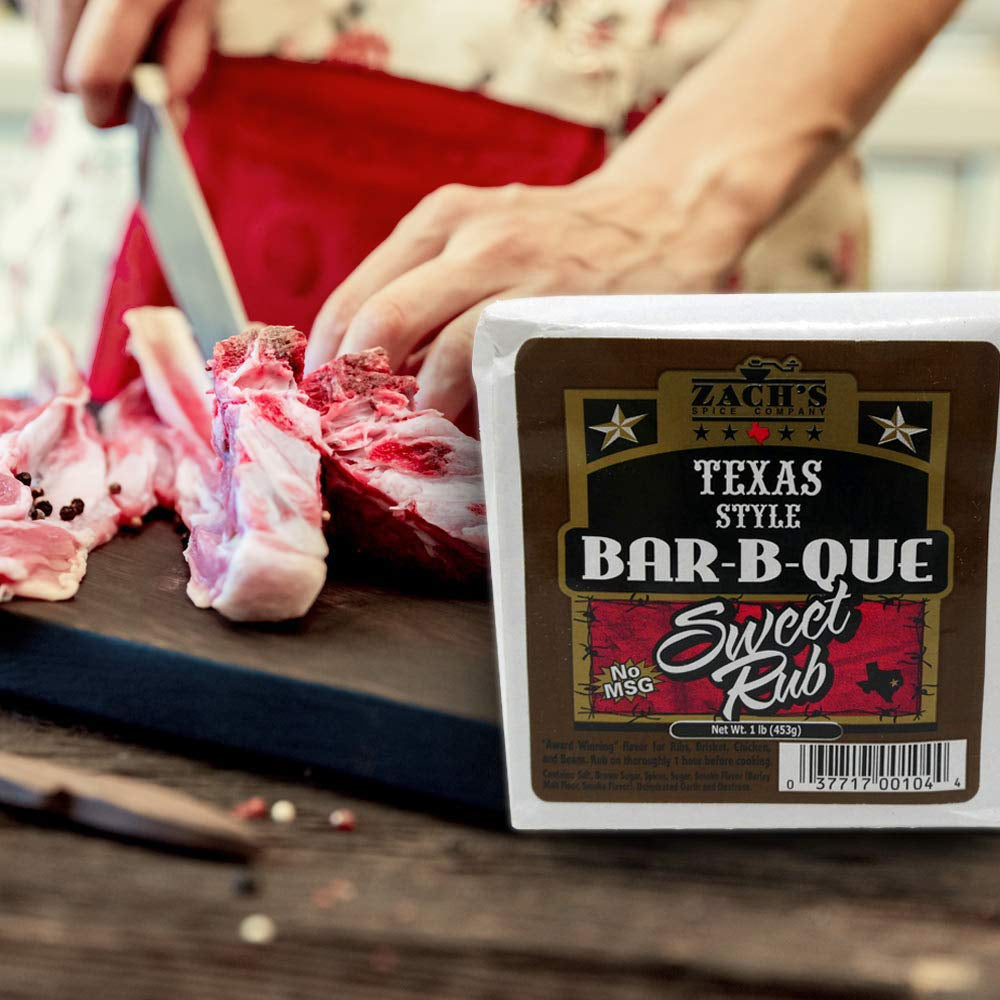 Zach'S Original Style Bar-B-Que Brisket Rub - Championship Cook-Off Winning Brisket Rub (Texas Style Bar-B-Que Sweet Rub (No MSG). 1 Pound) - Image 4