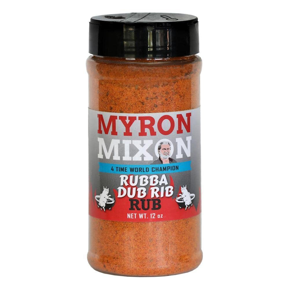 Myron Mixon BBQ Rub | Rubba Dub Rib | Champion Pitmaster Recipe | Gluten-Free BBQ Seasoning. Msg-Free. USA Made | 12 Oz