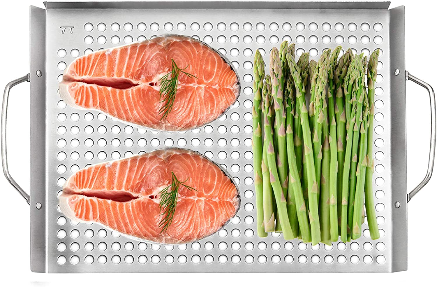 76630 Stainless Steel Grill Topper Grid. Set of 2. 11X7 and 11X17 - Image 4