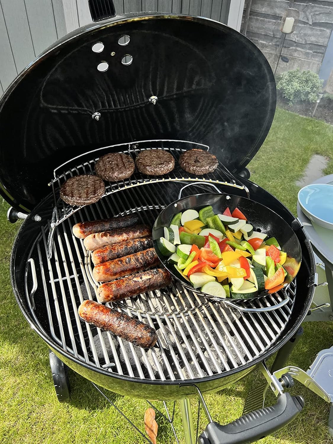 Only Fire Warming Cooking Rack Fits for Charcoal Kettle Grills like Weber.Char-Broil and Ceramic Grills like Large Big Green Egg.Kamado Joe Classic.Pit Boss K22.Louisiana K22.17 3/4 - Image 4