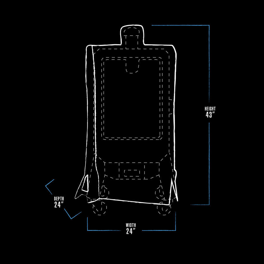Pro Series 4-Series Wood Pellet Vertical Smoker Cover - Image 4
