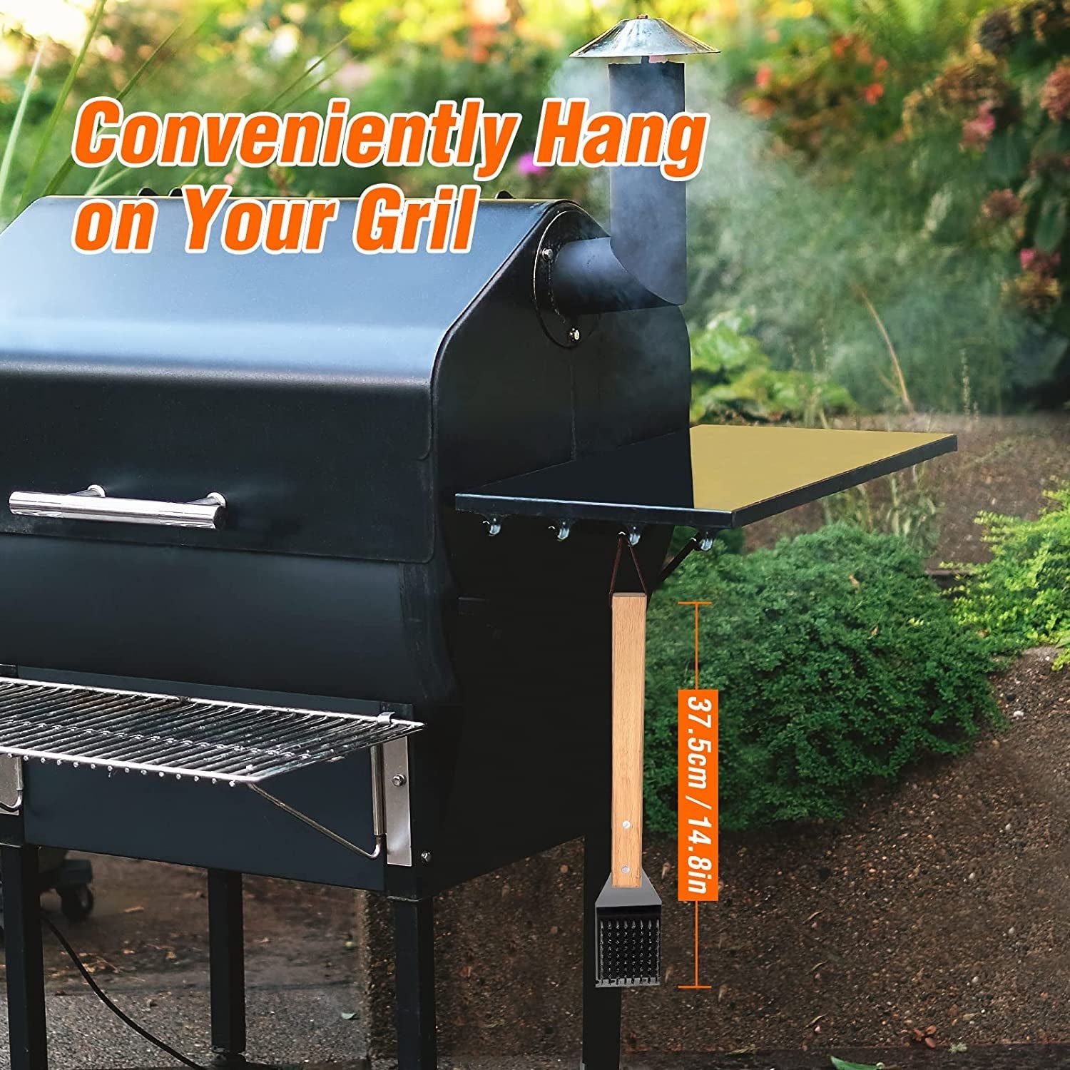 SIMPLETASTE Grill Brush and Scraper. Durable & Effective. Include Extra Stainless Steel Bristles Head for Replacement. Wire Grill Brush for Outdoor Grill. Grill Accessories Gift for Men/Dad - Image 5