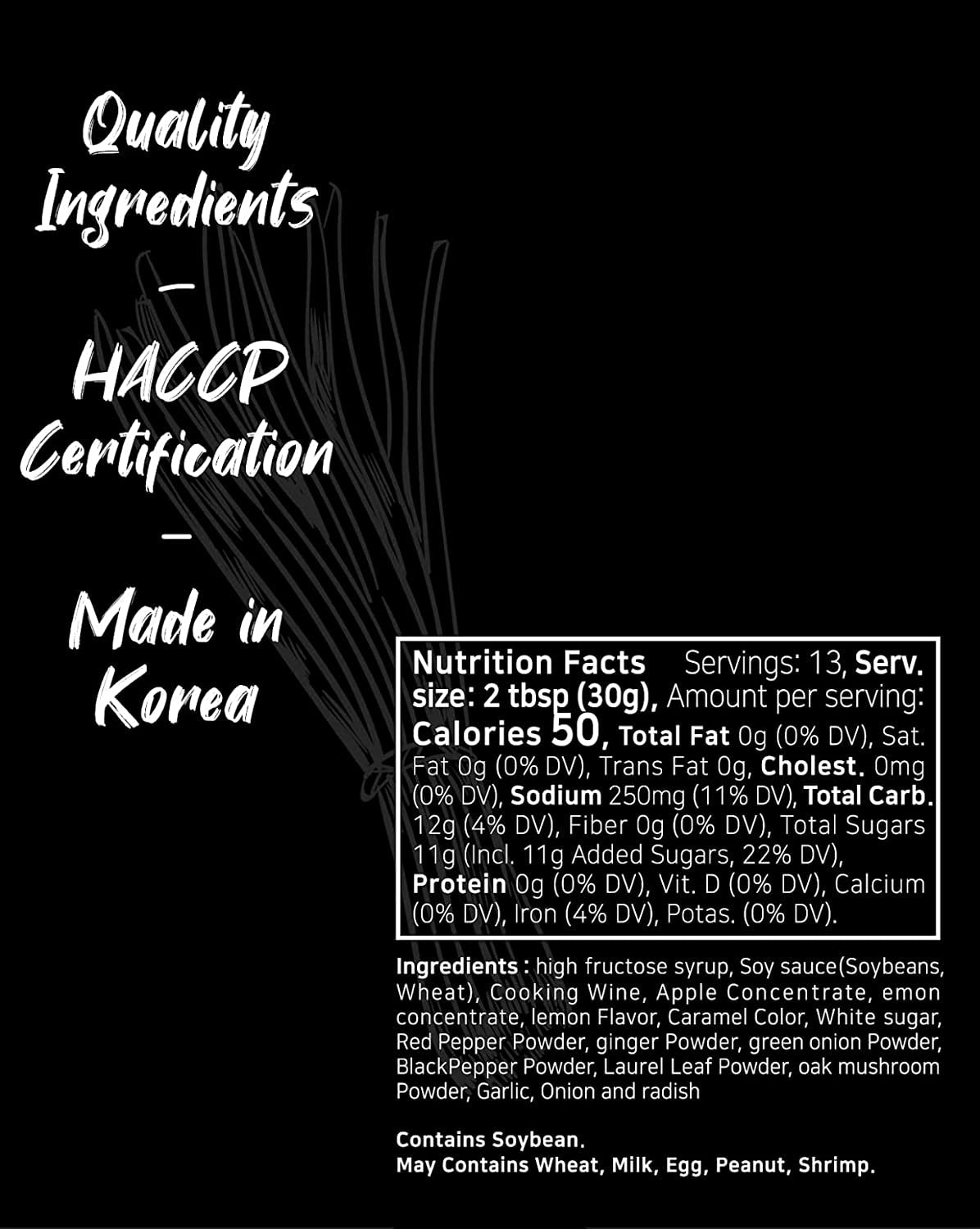 Funtable TERIYAKI SOY SAUCE (Teriyaki. 14.1Oz. Pack of 1) - Korean Authentic Sweet Soy Sauce. Low-Calorie. Ideal for Dipping. Marinating. & Seasoning Korean Bulgogi. Meats. & Grilled Dishes. - Image 6