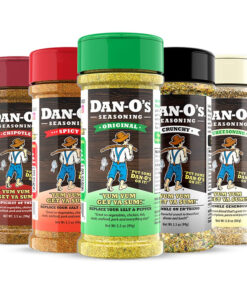 Dan-O'S Seasoning Small 5 Bottle Combo | Original. Spicy. Chipotle. Crunchy & Cheesoning | 5 Pack