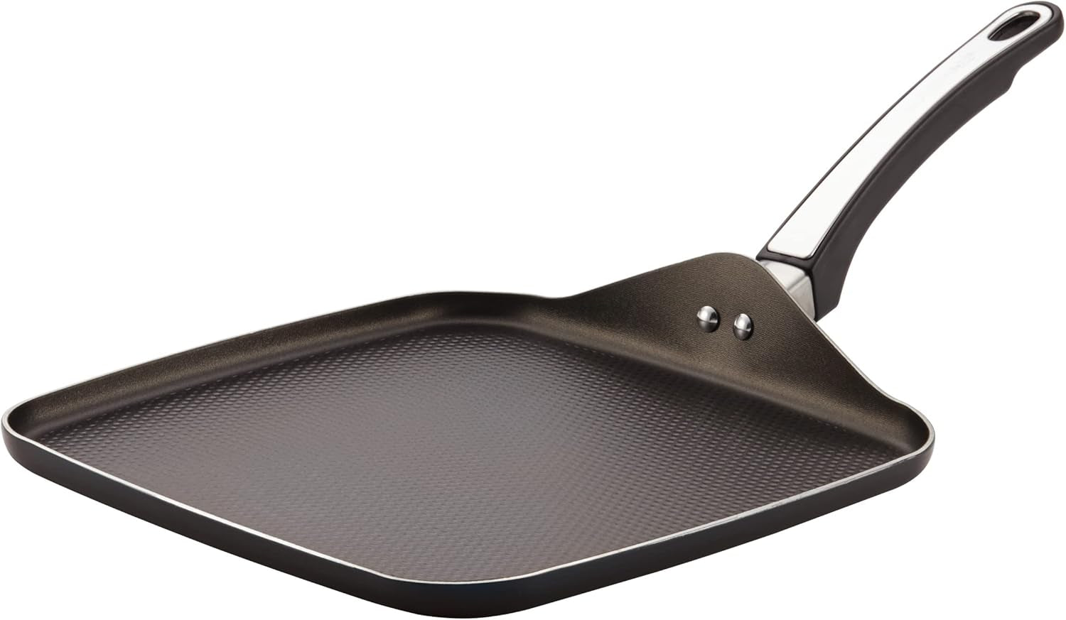 Farberware - 21745 Farberware High Performance Nonstick Griddle Pan/Flat Grill. 11 Inch. Black