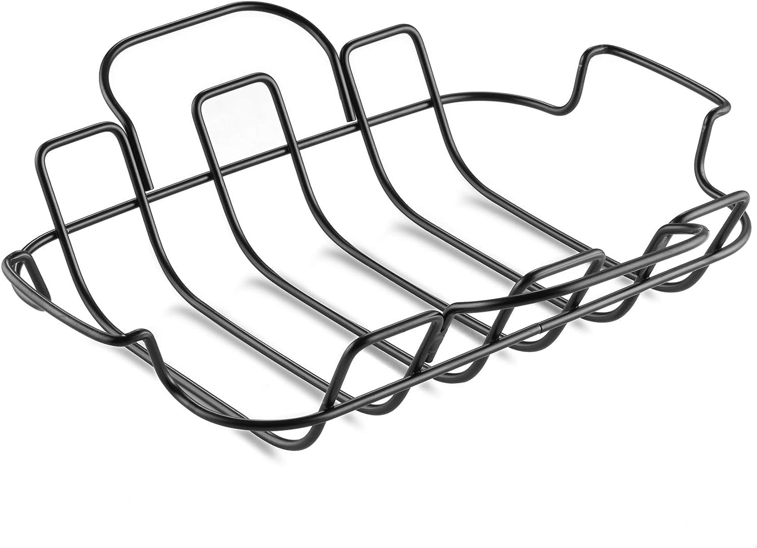 Cook N Home Nonstick Roasting Pan Bakeware Roaster with Rack. 17X13-Inches. Black - Image 6